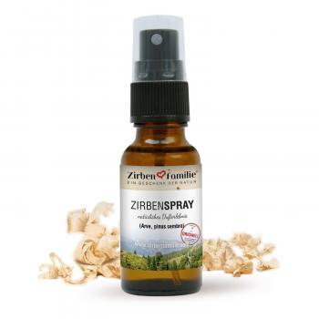 Zirbenfamilie - Zirbenspray - Kissen- und Raumspray - 20 ml